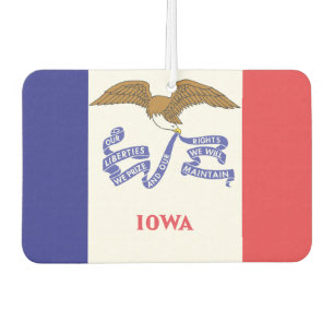 IOWA Flag - Car Air Freshener