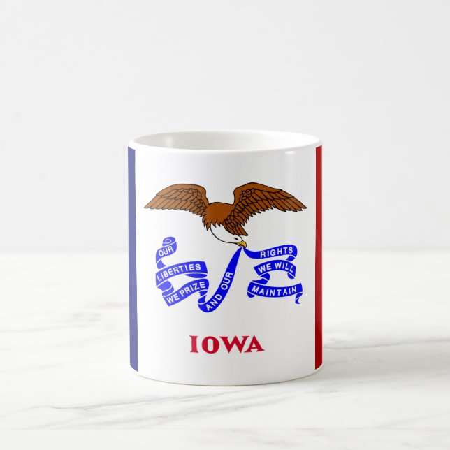 Iowa flag coffee mug (Center)