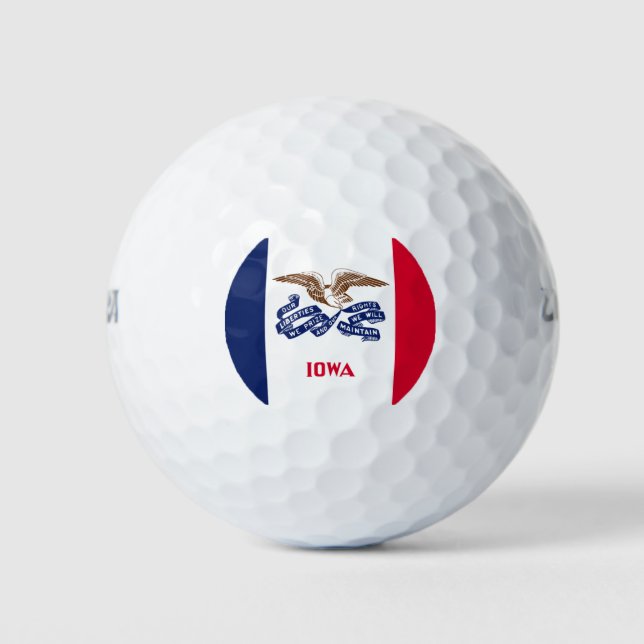 IOWA FLAG GOLF BALLS (Front)