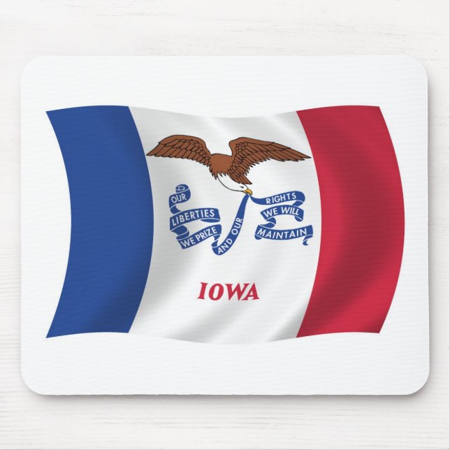Iowa Flag Mousepad (Front)
