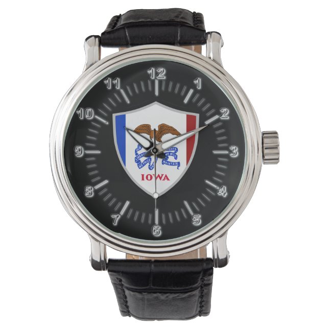 Iowa flag watch (Front)