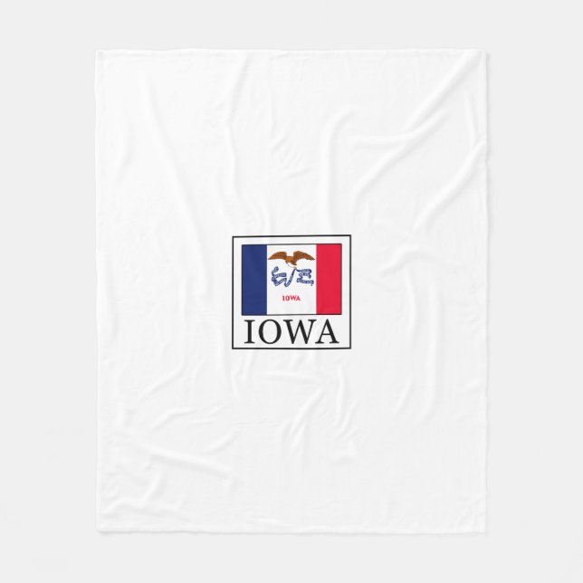 Iowa Fleece Blanket (Front)
