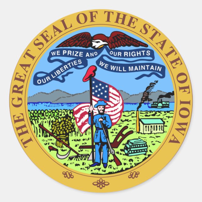 Iowa Great Seal (Front)