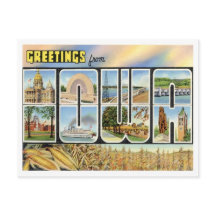 Iowa Greetings From US States