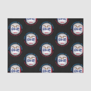 IOWA HAWKEYE STATE FLAG TISSUE PAPER