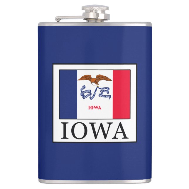 Iowa Hip Flask (Front)