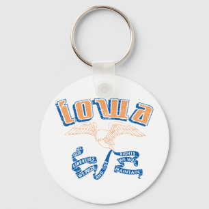 Iowa Key Ring