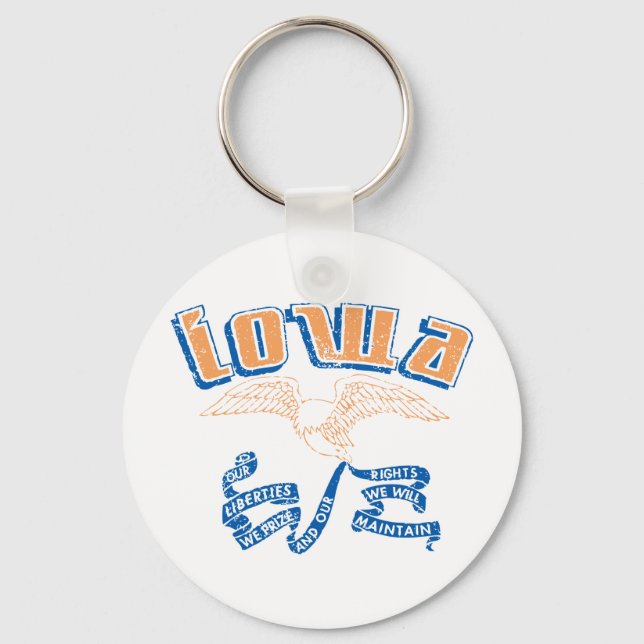 Iowa Key Ring (Front)
