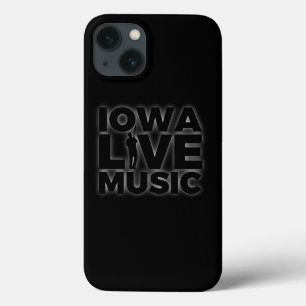 Iowa Live Music Guitar Player Gift iPhone 13 Case