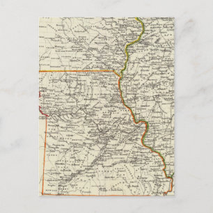 Iowa, Missouri, and Illinois Postcard
