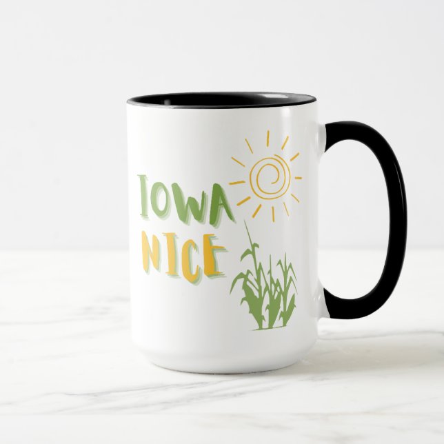 Iowa Nice Mug for Midwesterners (Right)