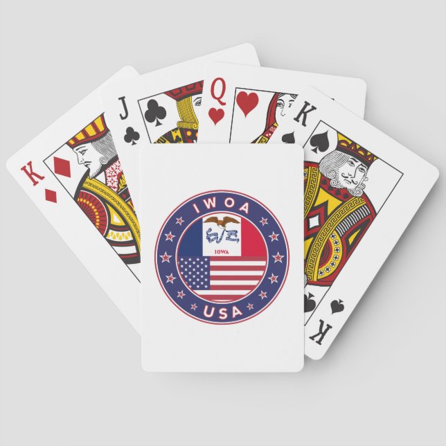 Iowa Playing Cards (Back)