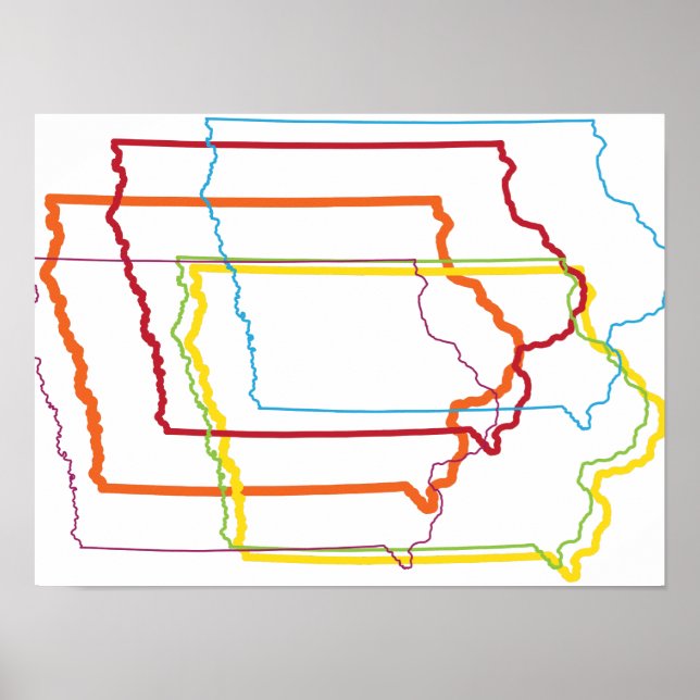 iowa pride blur poster (Front)