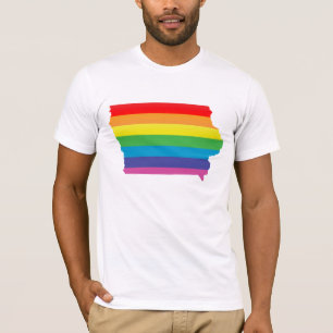 iowa pride. striped. T-Shirt