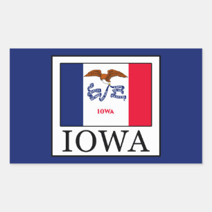 Iowa Rectangular Sticker