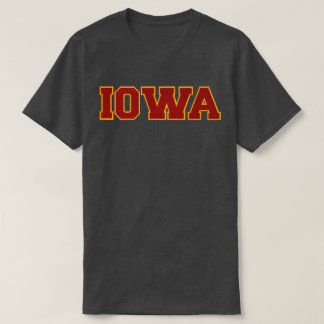 Iowa red and gold T-Shirt