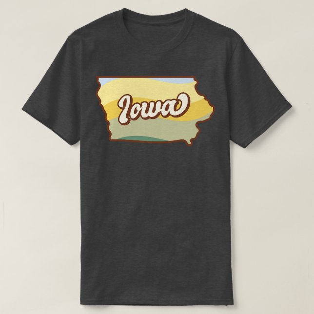 Iowa Retro TShirt (Design Front)