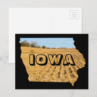 Iowa Scenic Cornfield Nature Photography Travel Postcard