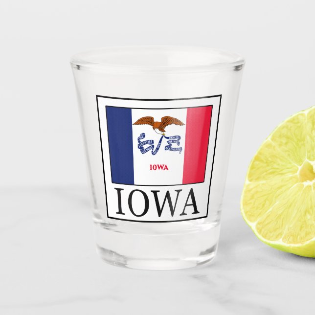 Iowa Shot Glass (Front)