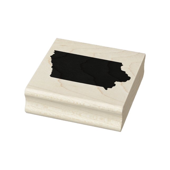 Iowa Solid Rubber Art Stamp (Stamp)