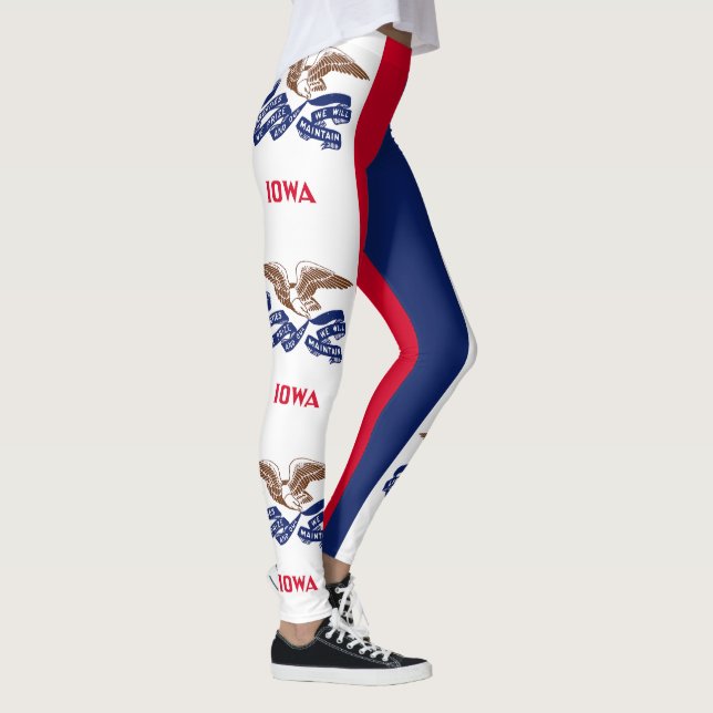 Iowa State Flag Leggings (Right)
