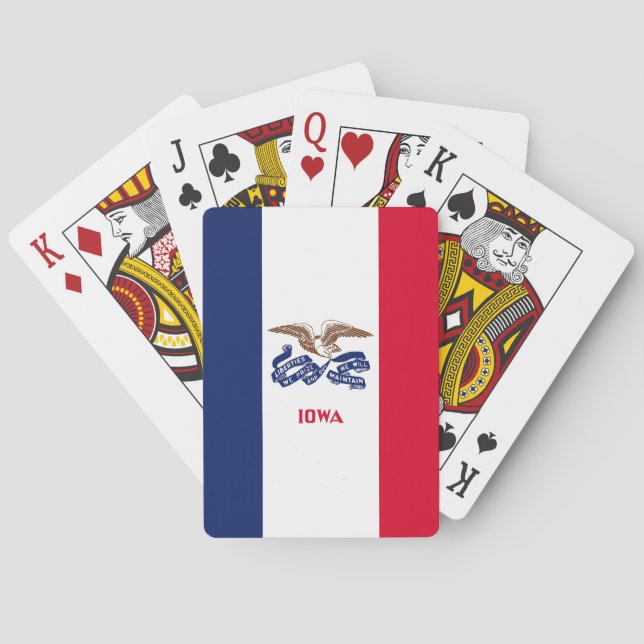 Iowa State Flag Playing Cards (Back)