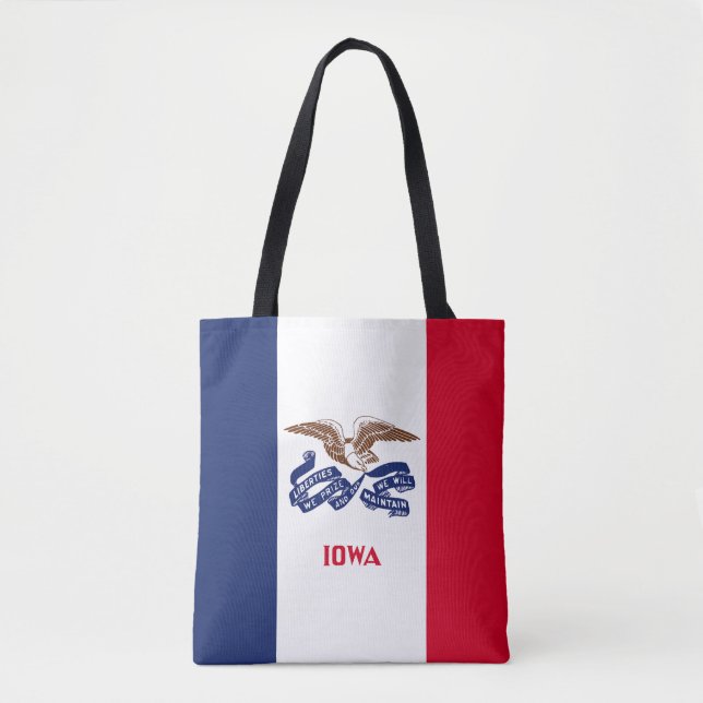 Iowa State Flag Tote Bag (Front)