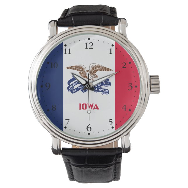 Iowa State Flag Watch (Front)