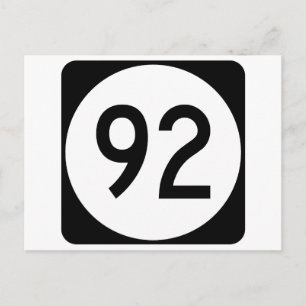 Iowa State Route 92 Postcard