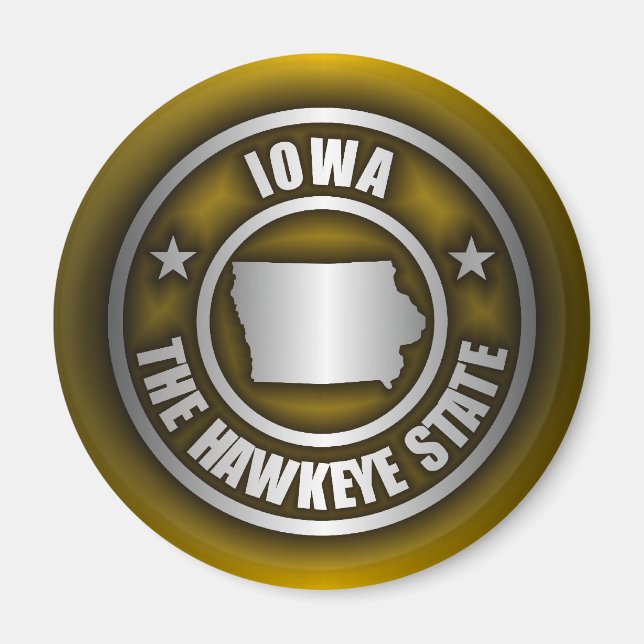 "Iowa Steel" Magnets (G) (Front)