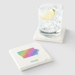 Iowa Stone Coaster