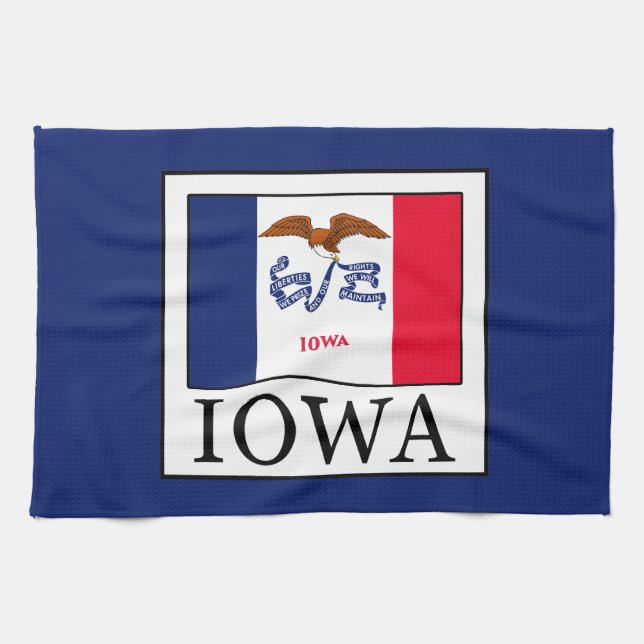Iowa Tea Towel (Horizontal)