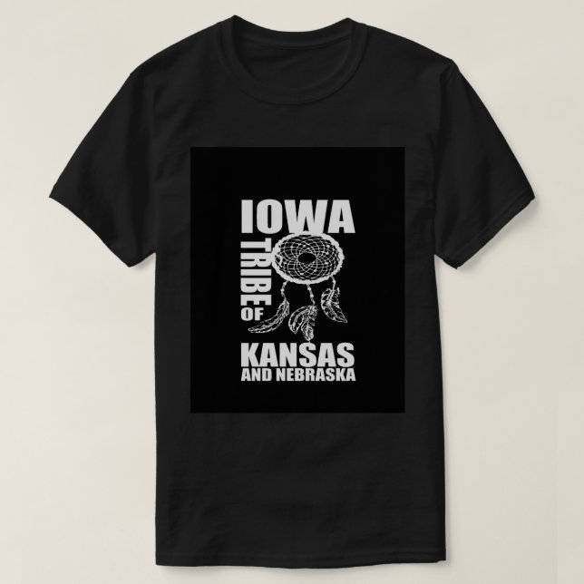 Iowa Tribe of Kansas and Nebraska Graphic T-Shirt. T-Shirt (Design Front)