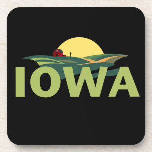 Iowa United States of America Coaster