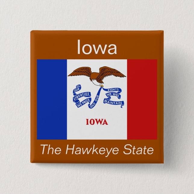 Iowan Flag Button (Front)