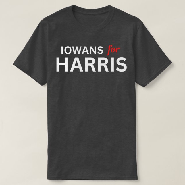 Iowans For Kamala Walz TShirt (Design Front)