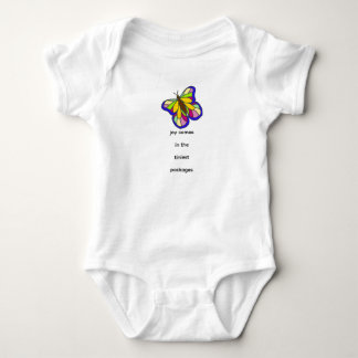 ioy comes in the tiniest packages Baby Bodysuit