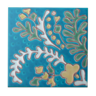 IP009 Indian Paisley Reproduction Antique Tile