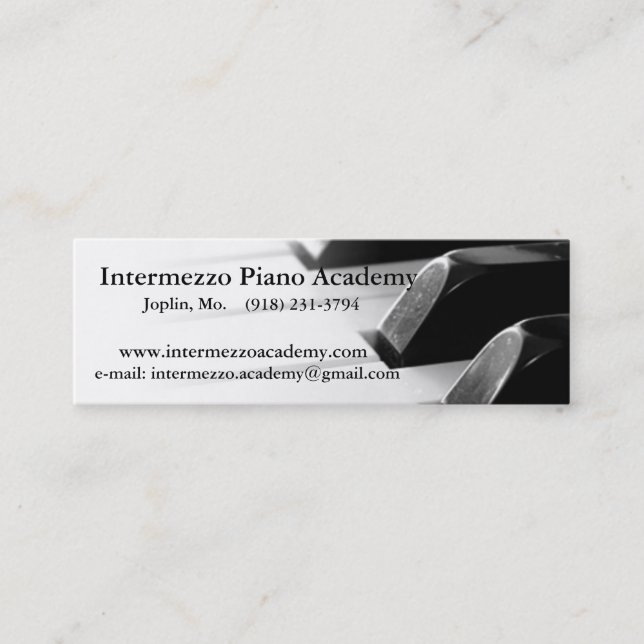 IPA all date Mini Business Card (Front)