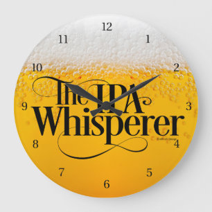 IPA Whisperer Large Clock