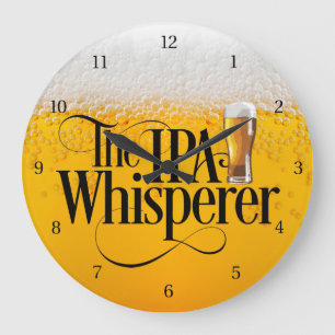 IPA Whisperer Large Clock
