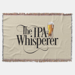 IPA Whisperer Throw Blanket