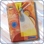 iPAD CASE - "Ineinander" (1928) by Kandinsky<br><div class="desc">This iPad case features a colourful abstract by artist Wassily Kandinsky and is entitled "Ineinander" (1928). It features bright colours and geometric shapes. ►Several case sizes may be available. ►Personalise with custom text (a name or company name, etc.), a logo or other image etc. Makes a great and colourful gift....</div>