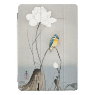iPAD CASE - Kingfisher with Lotus Flower