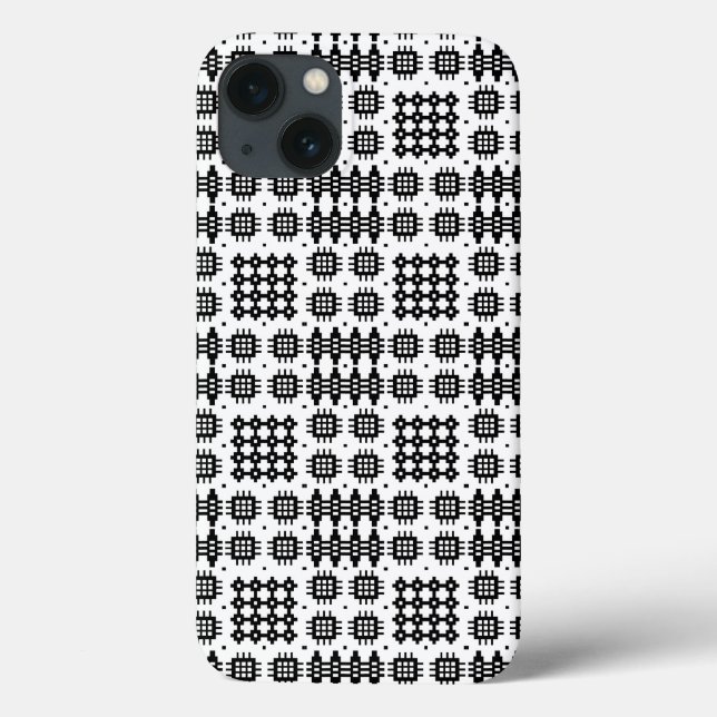 iPad Case-Mate Case: Black, Welsh Tapestry Pattern iPhone Case (Back)