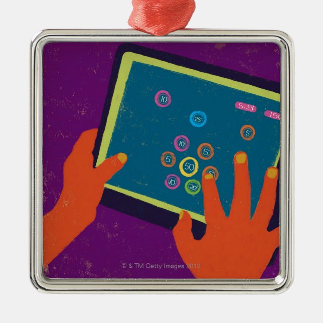 iPad Metal Ornament (Front)