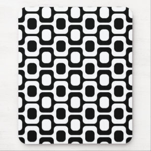 Ipanema Beach - Black and white Mouse Pad