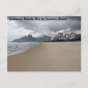 Ipanema Beach, Rio de Janeiro, Brazil. Postcard