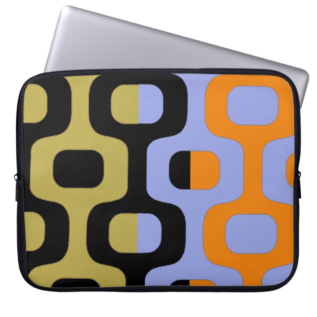 Ipanema coloured boardwalk laptop sleeve (Front)
