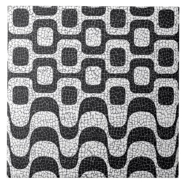 Ipanema / Copacabana Boardwalk Ceramic Tile (Front)